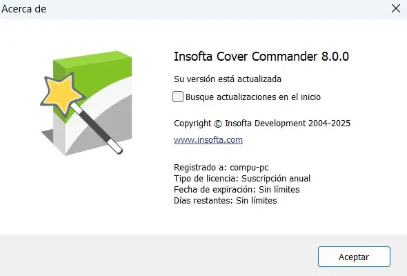 Insofta Cover Commander Versión Full Español