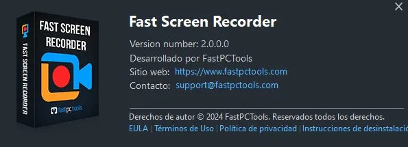 Fast Screen Recorder Versión Full Español