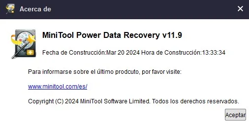MiniTool Power Data Recovery Business Versión Full Español