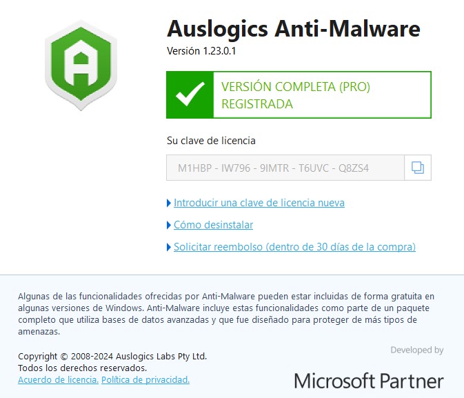 Auslogics Anti-Malware Versión Full Español + Portable