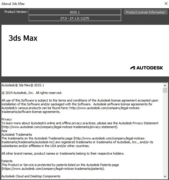 Autodesk 3DS MAX Versión 2025.1 Full
