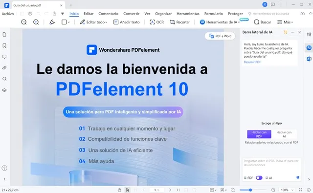 Wondershare PDFelement PRO Full Español