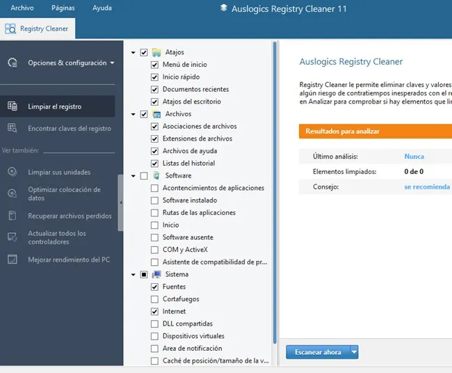 Auslogics Registry Cleaner Pro Full Español 