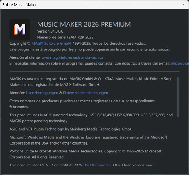 MAGIX Music Maker 2026 Premium Versión Full Español