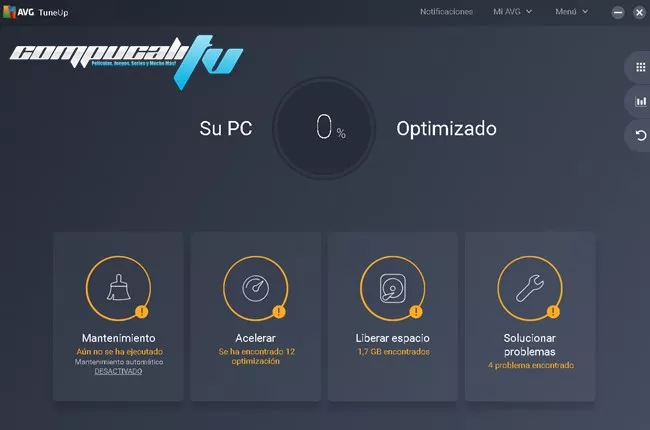 AVG PC TuneUp Español Versión Full