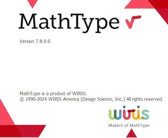 MathType Versión 7.8.0 Full | Editor de texto Matemático