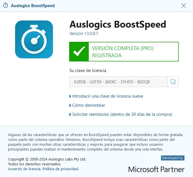 Auslogics BoostSpeed Versión Full Español