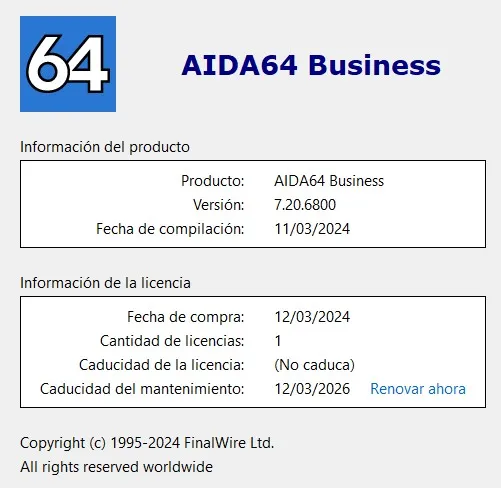 AIDA64 Extreme / Engineer Edition Versión Final Español