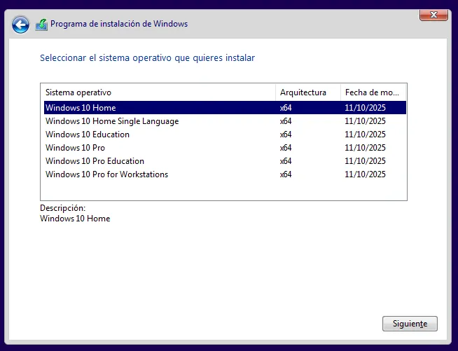 Windows 10 22H2 Pro Build 19045.6456 Español Latino x64 [Octubre 2025]