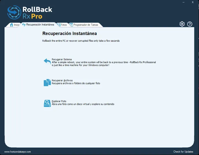 RollBack Rx Professional Versión Full Español