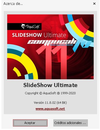 AquaSoft SlideShow Ultimate Versión 11 Full Español