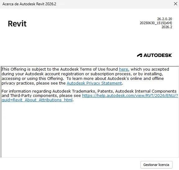 Autodesk Revit Versión 2026.2 Full Español [Multilenguaje]