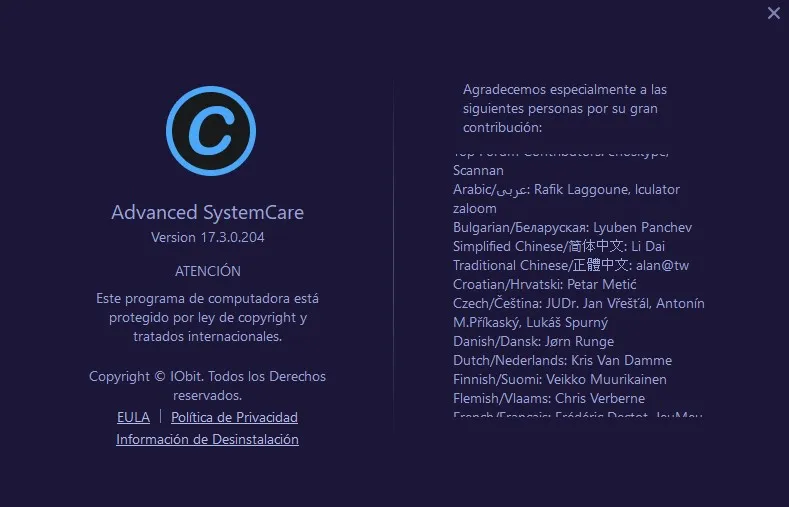 Advanced SystemCare PRO Versión Full Español