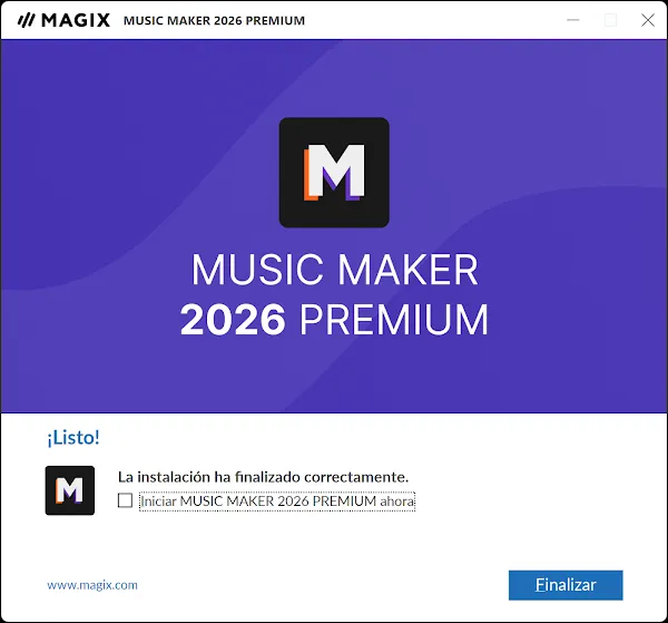 MAGIX Music Maker 2026 Premium Versión Full Español