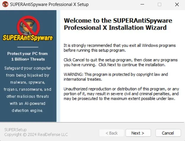 SUPERAntiSpyware Professional X Versión Final