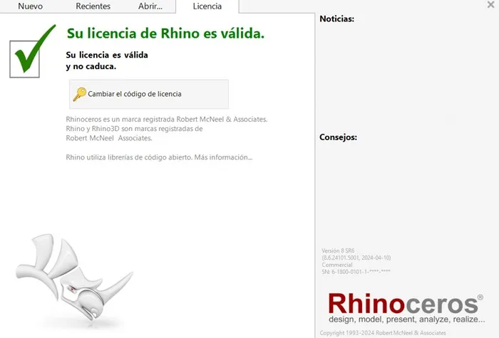 Rhinoceros Versión Full Español