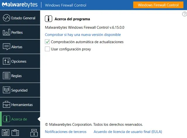 Windows Firewall Control Versión Full Español