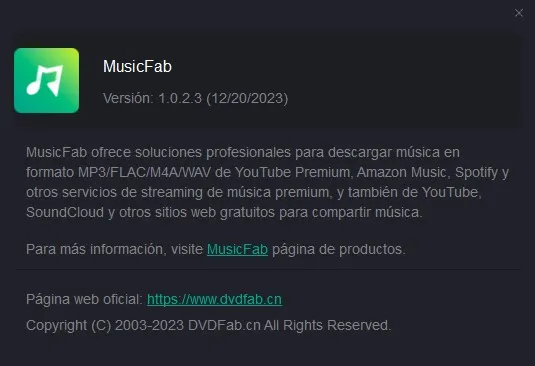MusicFab Versión Full Español