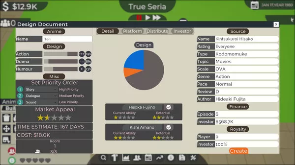 Anime Studio Tycoon (2020) PC Full Imagen 