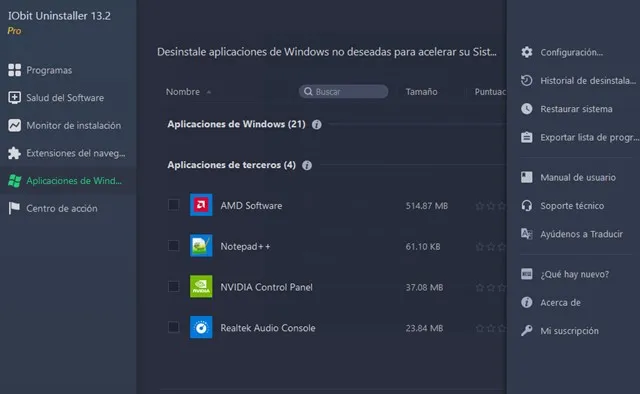 IOBit Uninstaller PRO Final Español