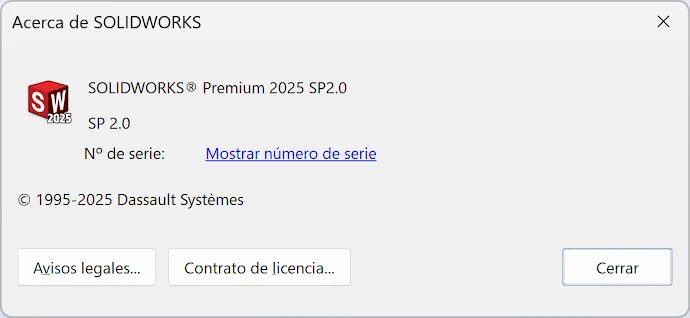SolidWorks 2025 SP2.0 Full Premium Español