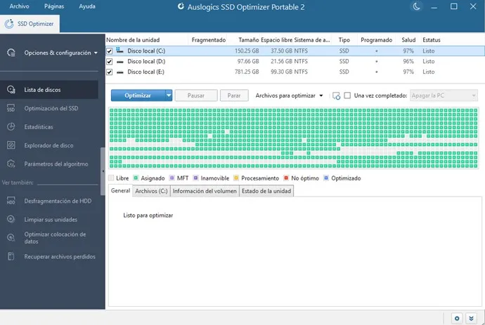 Auslogics SSD Optimizer Versión Full Español