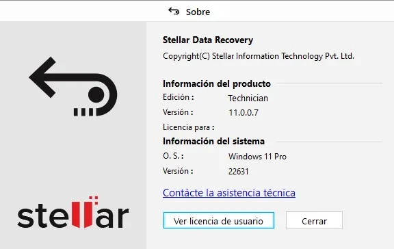 Stellar Data Recovery Technician Versión Full Español