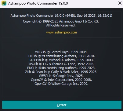 Ashampoo Photo Commander Versión 19.0 Full Español