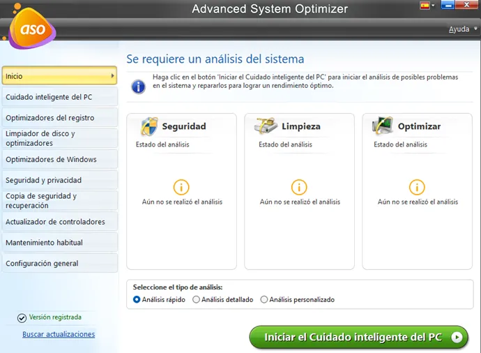 Advanced System Optimizer Versión Full Español