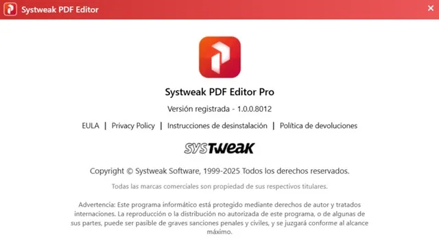 Systweak PDF Editor Pro Versión Full Español.