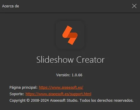 Aiseesoft Slideshow Creator Version Full Español + Portable