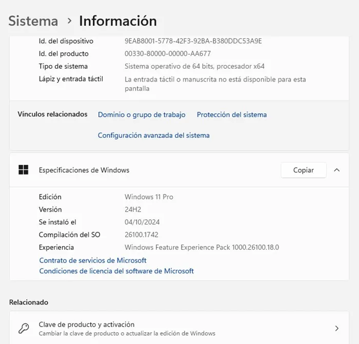 Windows 11 24H2 Build 26100 ISO Español