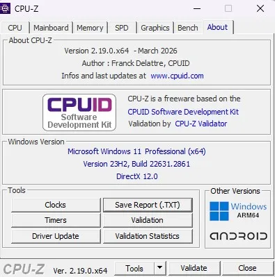 CPU-Z Versión Full CPU-Z Versión Full