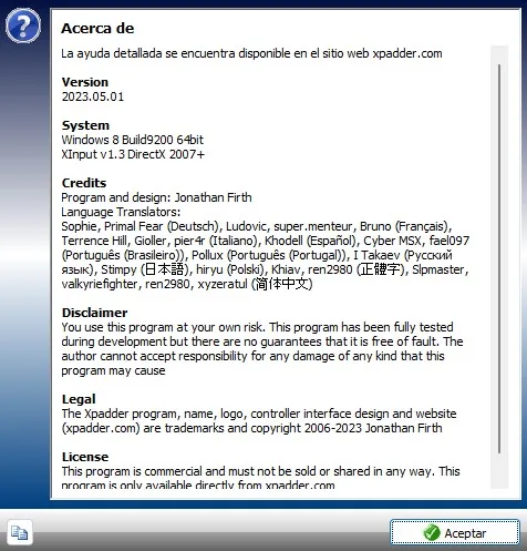 Xpadder Versión Full Español | Simula Teclado y Ratón con Gamepad