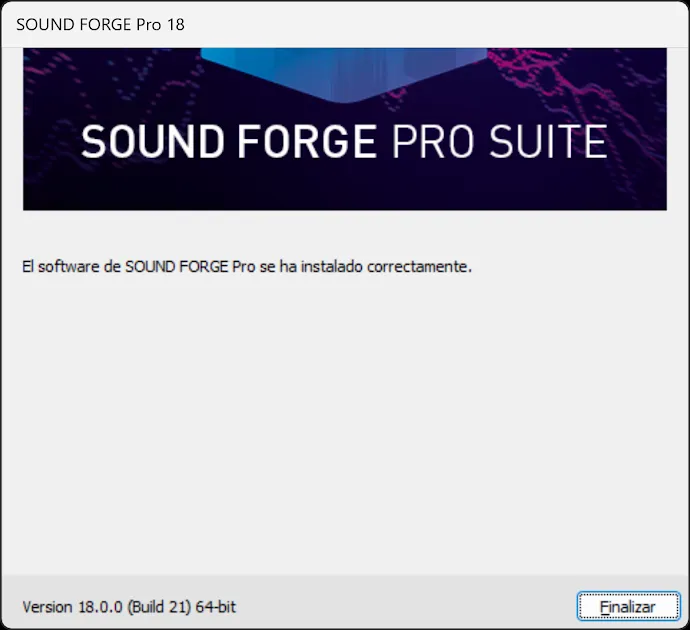 MAGIX Sound Forge Pro Suite Full Español