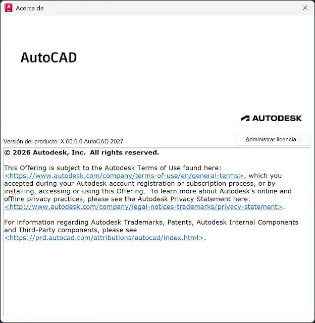 Autodesk AutoCAD Versión 2027 Full Español e Ingles Autodesk AutoCAD Versión 2027 Full Español e Ingles
