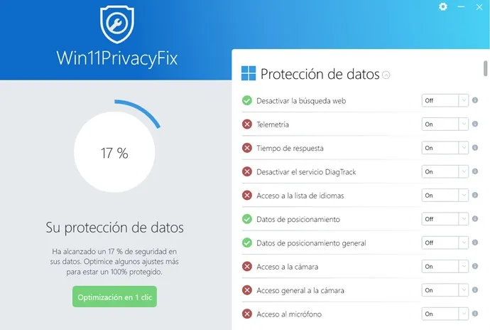 Abelssoft Win11PrivacyFix 2025 Versión Full Español