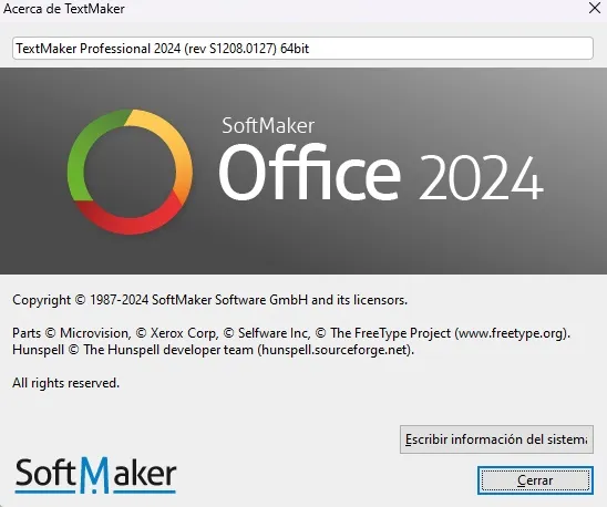 SoftMaker Office Professional 2024 Rev Full Español