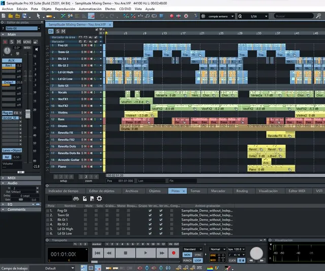 MAGIX Samplitude Pro X9 Versión Full Español