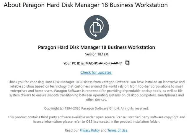 Paragon Hard Disk Manager Business Workstation Versión Full Paragon Hard Disk Manager Business Workstation Versión Full
